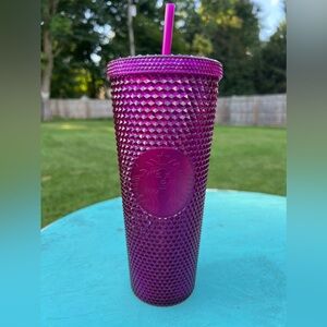 Starbucks Purple Studded Tumbler AS IS